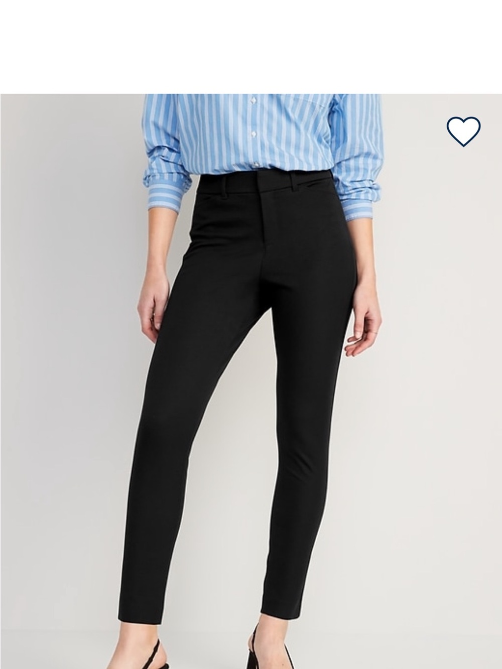 Old Navy Black Skinny Ponte Pants - Women